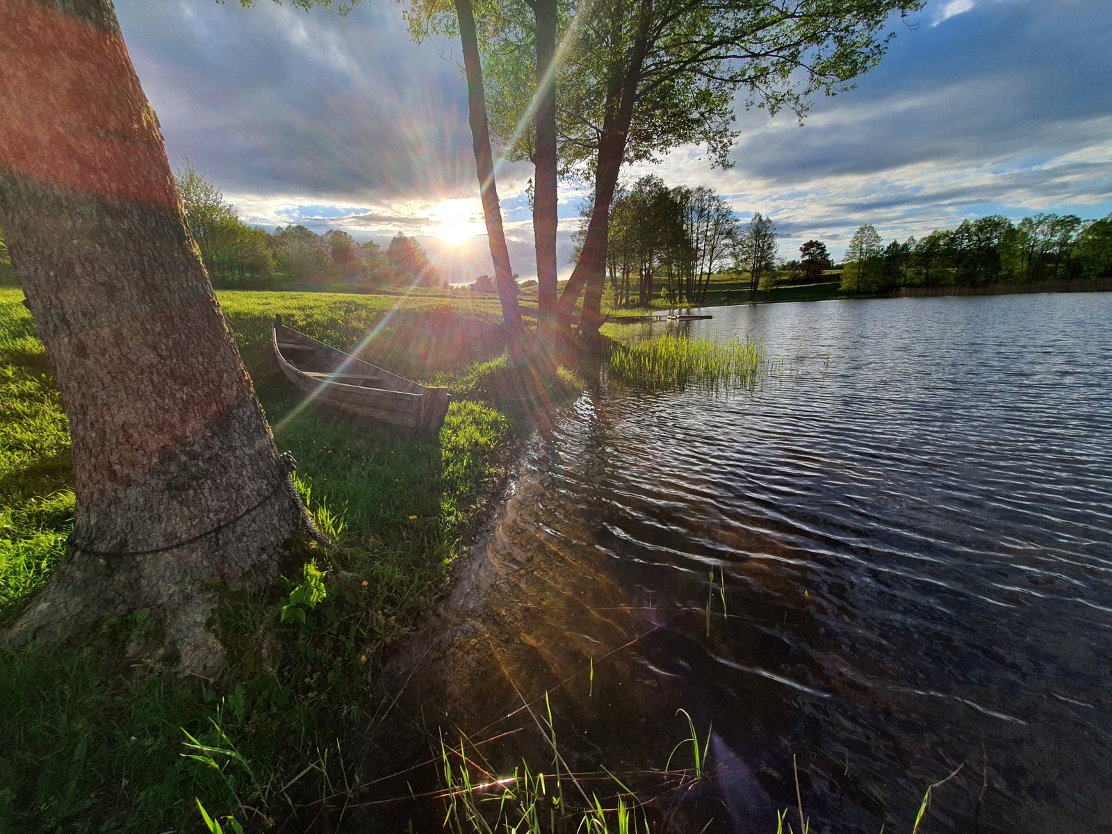 Ežero ir gamtos panorama Molėtų rajone